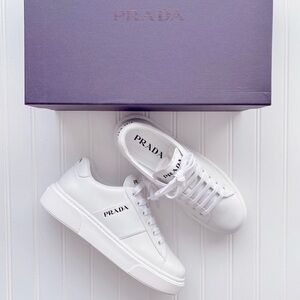 Classic White Leather Sneakers